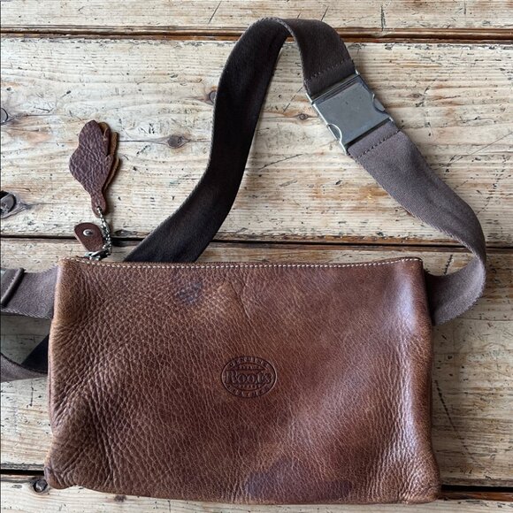 Vintage Roots Canada Unisex Genuine Leather Fanny Pack Belt Bag. - Picture 4 of 6